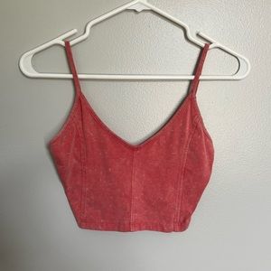 American Eagle Cropped Corset Cami